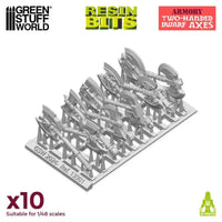 3D printed set - Two Handed Dwarf Axes 13301