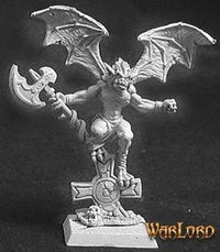 Crypt Bat with Axe Lycanthrope, Necropolis Adept (metal) 14010