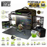 Green Stuff World Miniature Portable Paint Station Camouflage 14647
