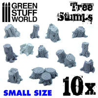 Small Tree Stumps Resin Set 1685