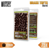 Grass TUFTS - 12mm self-adhesive - 75x - Burnt 12944
