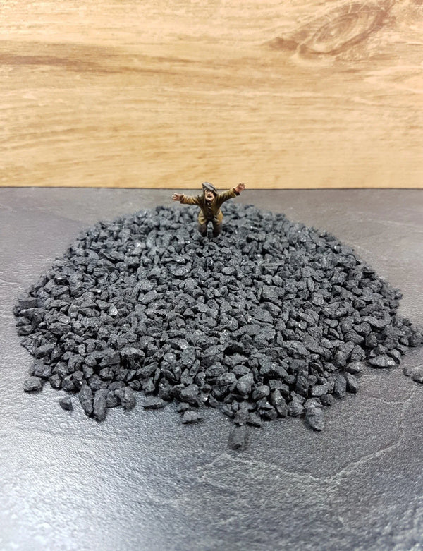 Rotsen: Zwart Mat 3-7 mm 100 Gram