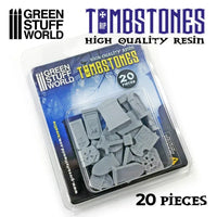 20x Gravestones Resin Set 2189