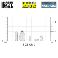 Green Stuff World Water Bottles resin set 54x - Water Flessen 2199