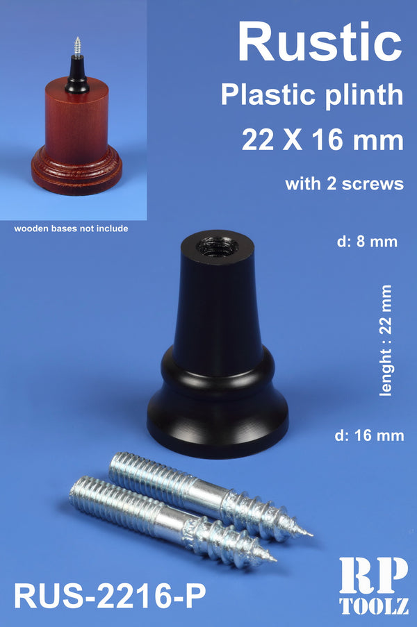 Rustic plastic plinth 22x16 mm RUS-2216P RP Toolz