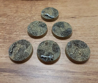 Desert 25mm Round Bases 6 stuks Star Wars