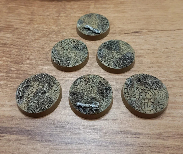 Desert 25mm Round Bases 6 stuks Star Wars