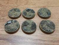 Desert 25mm Round Bases 6 stuks Star Wars