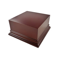 Green Stuff World Square Top Display Plinth 10x10cm - Hazelnut Brown 2705