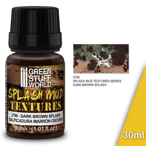 Splash Mud Textures - DARK BROWN 30ml 2790