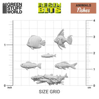 30x Resin Fish Collection - Vis Collectie 3010
