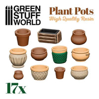 Plant POT Resin set (17x) 3094