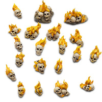 30x Resin Burning Skulls 1:48-1:35 1498