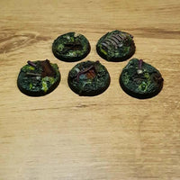 Nurgle Bases 32 mm Ronde Bases 5 stuks