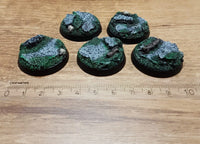 Rock 32mm Round Bases 5 stuks New