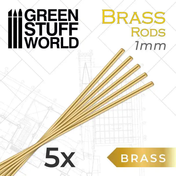 Pinning Brass Rods 1 mm 9217