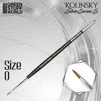 SILVER SERIES 3529 Kolinsky Brush (S) -  Size 0