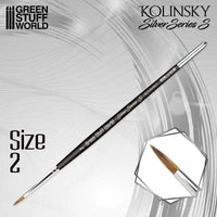 SILVER SERIES 3531 Kolinsky Brush (S) -  Size 2