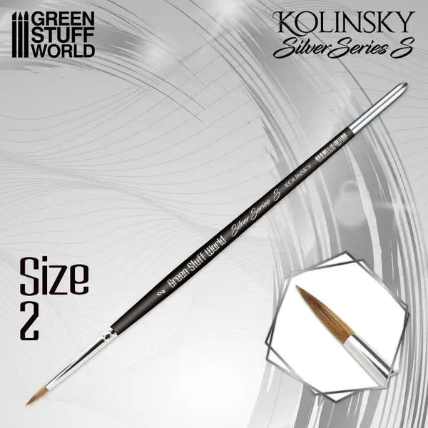 SILVER SERIES 3531 Kolinsky Brush (S) -  Size 2