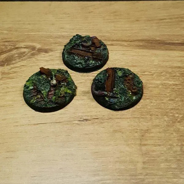 Nurgle Bases 40 mm Ronde Bases 3 stuks