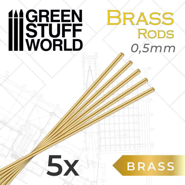 Pinning Brass Rods 0,5 mm 9247