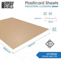 Plasticard Industriële bekleding Structuurplaat 5 mm 5062