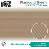 Plasticard Gegolfde structuurplaat 5065