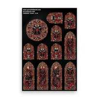 Demonic Stained Glass - Small 5133