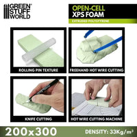 Open-Cell XPS Foam 30 mm 200x300 5140
