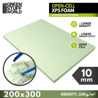 Open-Cell XPS Foam 10 mm 200x300 5393