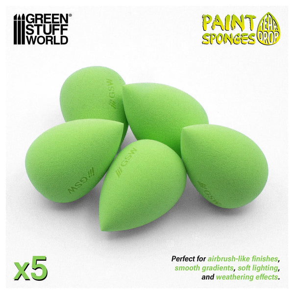 Green Stuff World Teardrop paint sponges 6545