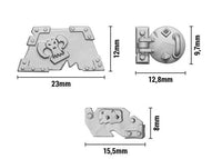 Large Ork plates (12x) - 3D printed set 12317
