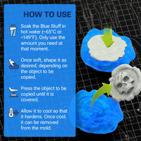 Blue Stuff Mold 8 Bars 9016