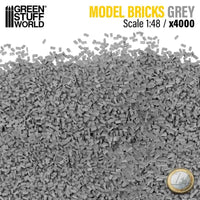 Miniature Bricks - Grey x4000 1:48 9211