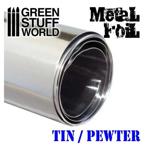 Flexible Metal Foil - TIN / PEWTER 9246