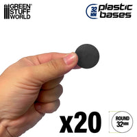 Plastic Bases - Round 32 mm 20 stuks 9822