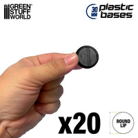 Plastic Bases - Round Lip 30mm 9827