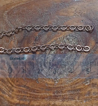 Schakel Ketting Antique Copper 3.5 mm 5 mtr