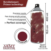 Base Primer - Matt Black (400ml) CP3001 The Army Painter