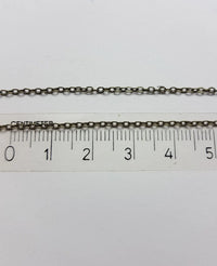 Schakel Ketting Antique Bronze 1.5 mm 1 mtr