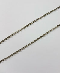 Schakel Ketting Antique Bronze 2.0 mm 5 mtr