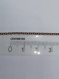 Schakel Ketting Antique Copper 1.5 mm 1 mtr