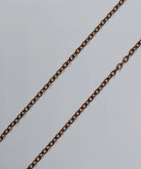 Schakel Ketting Antique Copper 1.5 mm 1 mtr