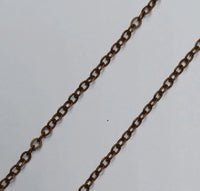 Schakel Ketting Antique Copper 2.0 mm 1 mtr
