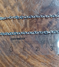 Schakel Ketting Zilver Wit 2.0 mm 5 mtr