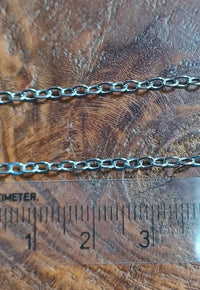 Schakel Ketting Zilver Wit 2.5 mm 5 mtr
