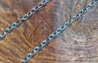 Schakel Ketting Zilver Wit 2.5 mm 1 mtr