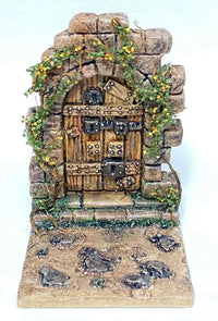 Ruine met deur (extra sloten)