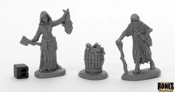 Dreadmere Townsfolk: Fishwife & Crone (2) 44033