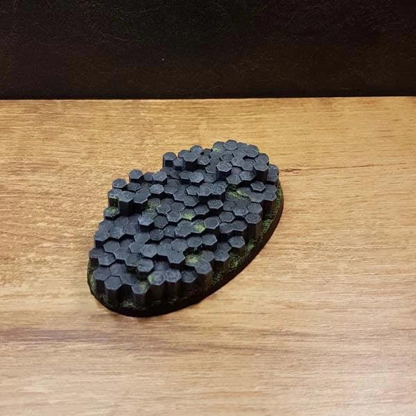 Basalt Rock 90mm Base Ovaal